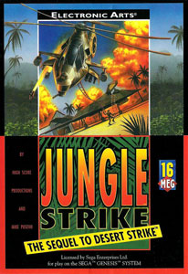Carátula del juego Jungle Strike (Genesis)