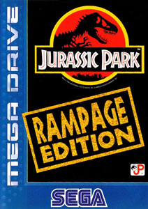 Carátula del juego Jurassic Park Rampage Edition (Genesis)