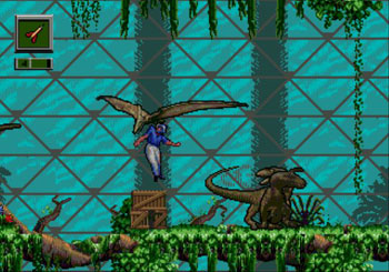 Pantallazo del juego online Jurassic Park Rampage Edition (Genesis)