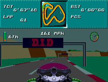Pantallazo del juego online Kawasaki Super Bike Challenge (Genesis)