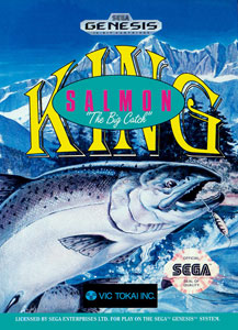 Carátula del juego King Salmon The Big Catch (Genesis)
