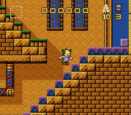 Pantallazo del juego online Krusty's Super Fun House (Genesis)