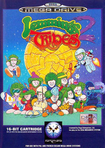 Carátula del juego Lemmings 2 The Tribes (Genesis)