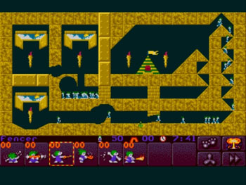 Pantallazo del juego online Lemmings 2 The Tribes (Genesis)