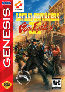 Carátula del juego Lethal Enforcers II Gun Fighters (Genesis)