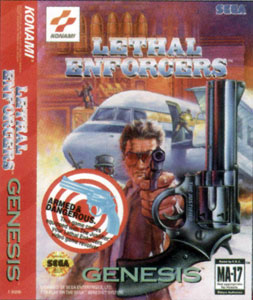 Carátula del juego Lethal Enforcers (Genesis)
