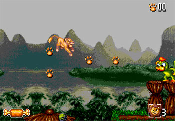 Pantallazo del juego online The Lion King II Simba's Mighty Adventure (Genesis)