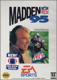 Carátula del juego Madden NFL 95 (Genesis)