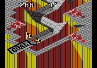 Pantallazo del juego online Marble Madness (Genesis)