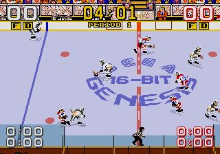Pantallazo del juego online Mario Lemieux Hockey (Genesis)