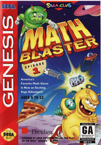 Carátula del juego Math Blaster (Genesis)