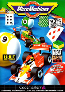 Carátula del juego Micro Machines (Genesis)