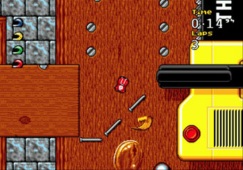 Pantallazo del juego online Micro Machines 2 Turbo Tournament Edition (Genesis)