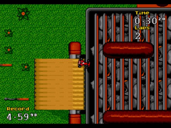 Pantallazo del juego online Micro Machines Turbo Tournament 96 (Genesis)