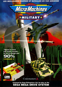 Carátula del juego Micro Machines Military (Genesis)