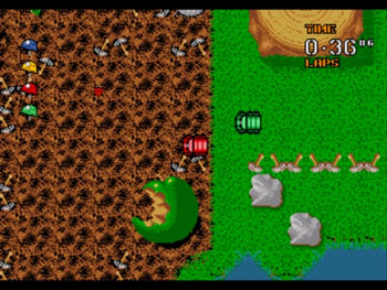 Pantallazo del juego online Micro Machines Military (Genesis)