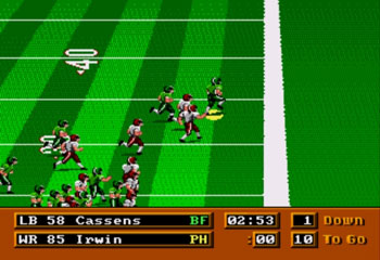 Pantallazo del juego online Mike Ditka Power Football (Genesis)