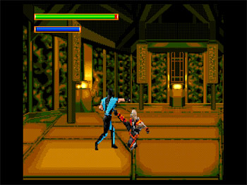 Pantallazo del juego online MK5 Mortal Kombat Sub Zero (Genesis)