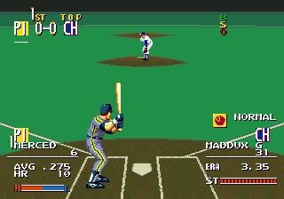 Pantallazo del juego online Sports Talk Baseball (Genesis)