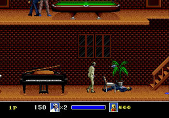 Pantallazo del juego online Michael Jackson's Moonwalker (Genesis)