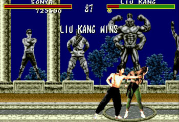 Pantallazo del juego online Mortal Kombat (Genesis)
