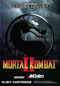 Carátula del juego Mortal Kombat II (Genesis)