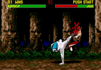Pantallazo del juego online Mortal Kombat II (Genesis)