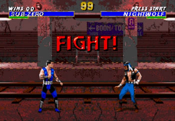 Pantallazo del juego online Mortal Kombat 3 (Genesis)
