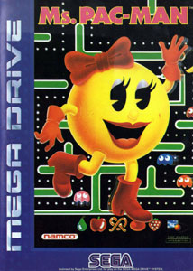 Carátula del juego Ms Pac-Man (Genesis)