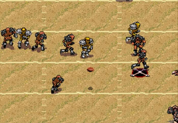 Pantallazo del juego online Mutant League Football (Genesis)