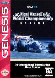 Carátula del juego Nigel Mansell's World Championship Racing (Genesis)