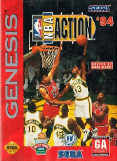 Carátula del juego NBA Action '94 (Genesis)