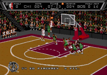 Pantallazo del juego online NBA Action '94 (Genesis)