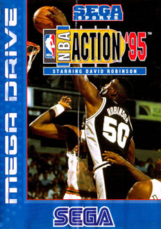 Carátula del juego NBA Action '95 Starring David Robinson (Genesis)