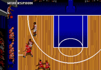 Pantallazo del juego online NBA Action '95 Starring David Robinson (Genesis)