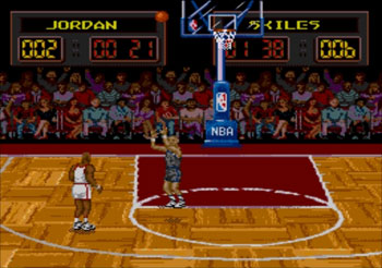 Pantallazo del juego online NBA All-Star Challenge (Genesis)