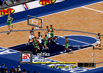 Pantallazo del juego online NBA Live 97 (Genesis)