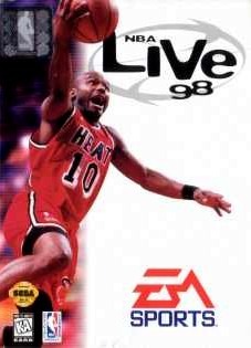 Carátula del juego NBA Live 98 (Genesis)