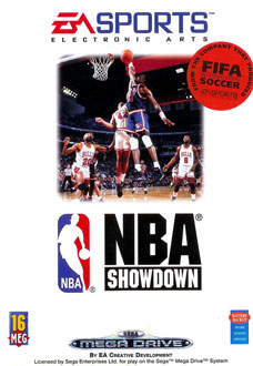 Carátula del juego NBA Showdown '94 (Genesis)