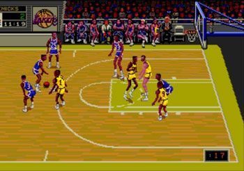 Pantallazo del juego online NBA Showdown '94 (Genesis)