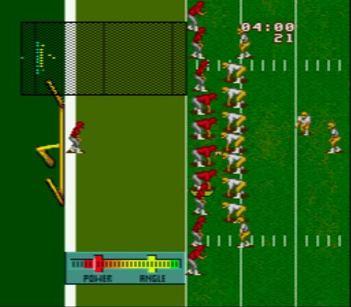 Pantallazo del juego online NCAA Football (Genesis)