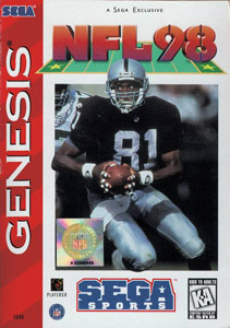 Carátula del juego NFL 98 (Genesis)