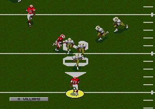 Pantallazo del juego online NFL Football '94 Starring Joe Montana (Genesis)