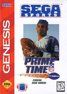 Carátula del juego Prime Time NFL Football starring Deion Sanders (Genesis)