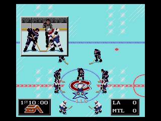 Pantallazo del juego online NHL '94 (Genesis)