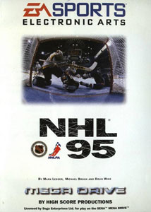 Carátula del juego NHL 95 (Genesis)