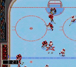 Pantallazo del juego online NHL 96 (Genesis)