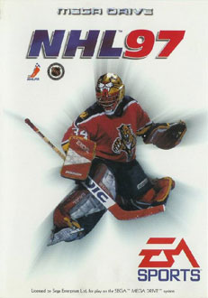 Carátula del juego NHL 97 (Genesis)