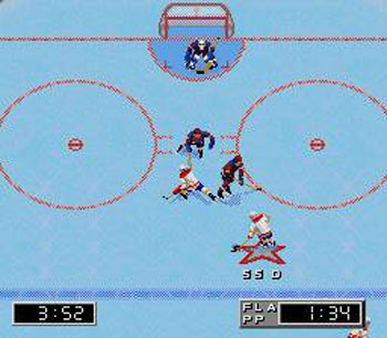Pantallazo del juego online NHL 97 (Genesis)