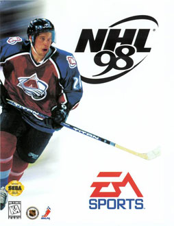 Carátula del juego NHL 98 (Genesis)